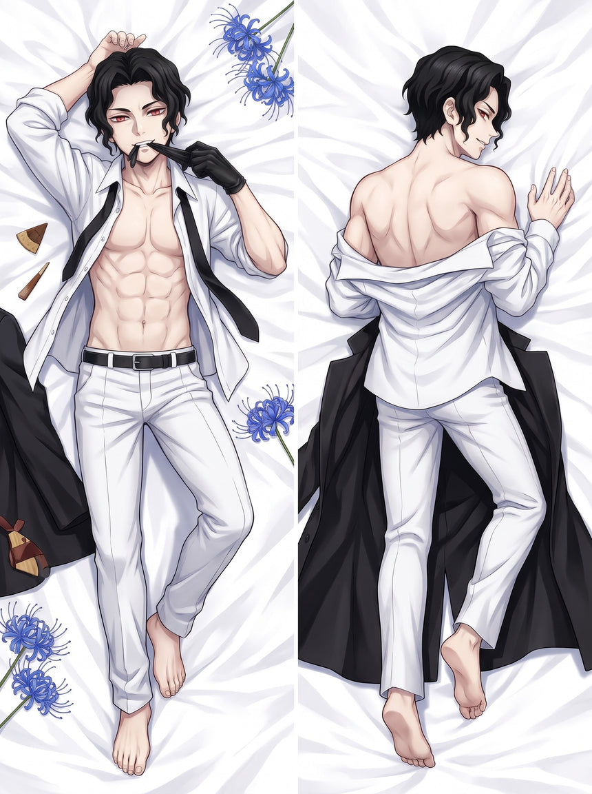 Dakimakura Muzan Completo Bianco Cravatta Allentata