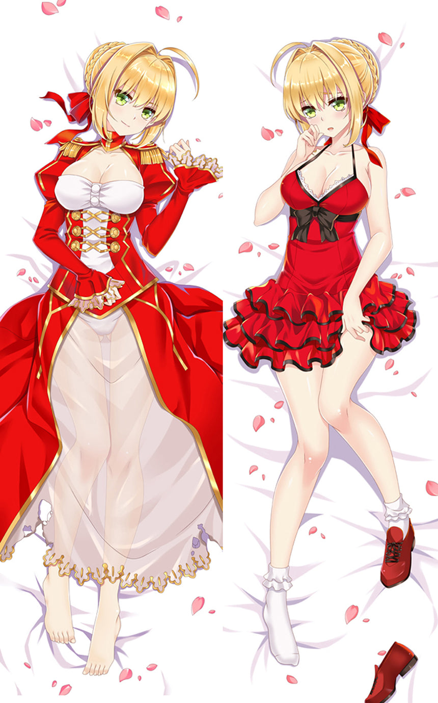Dakimakura Nero Claudius Abito Rosso con Volant