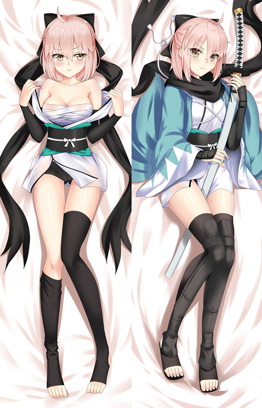 Dakimakura Okita Souji Sciarpa Nera
