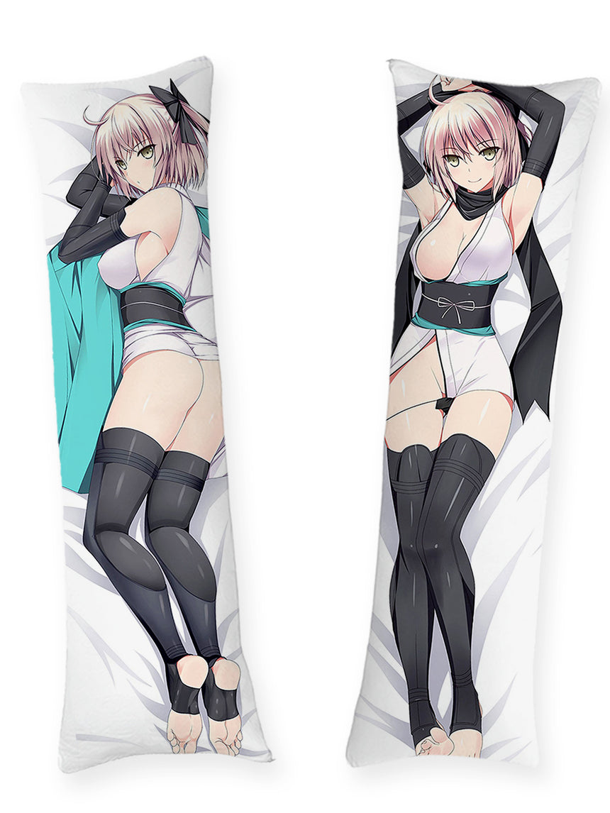 Dakimakura Okita Souji Kimono Bianco