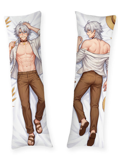 Dakimakura Phainon Camicia di Lino Aperta Mietitura