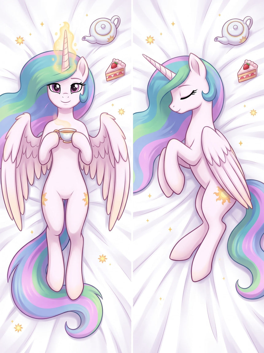 Dakimakura Princess Celestia Tè e Torta al Sole