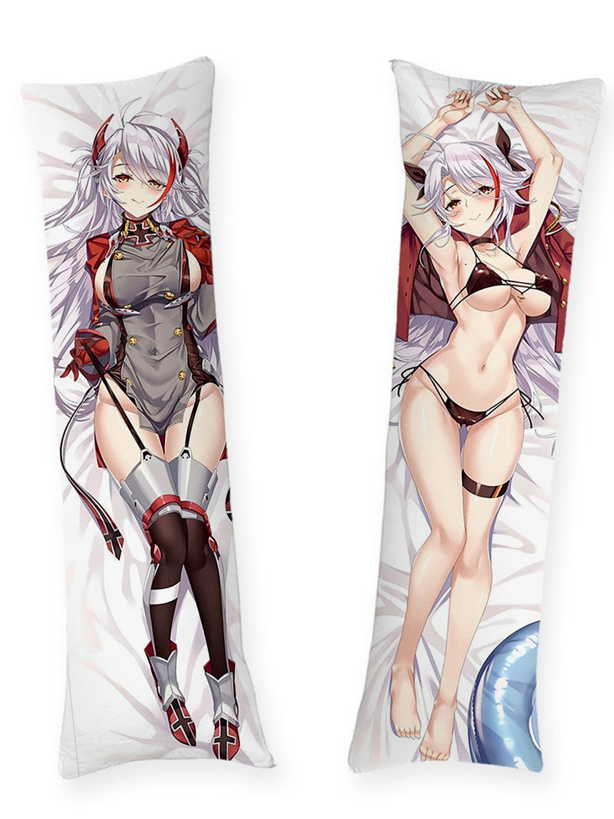 Dakimakura Prinz Eugen Uniforme Grigia e Bikini Nero
