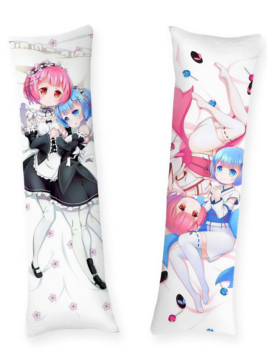 Dakimakura Rem e Ram Chibi
