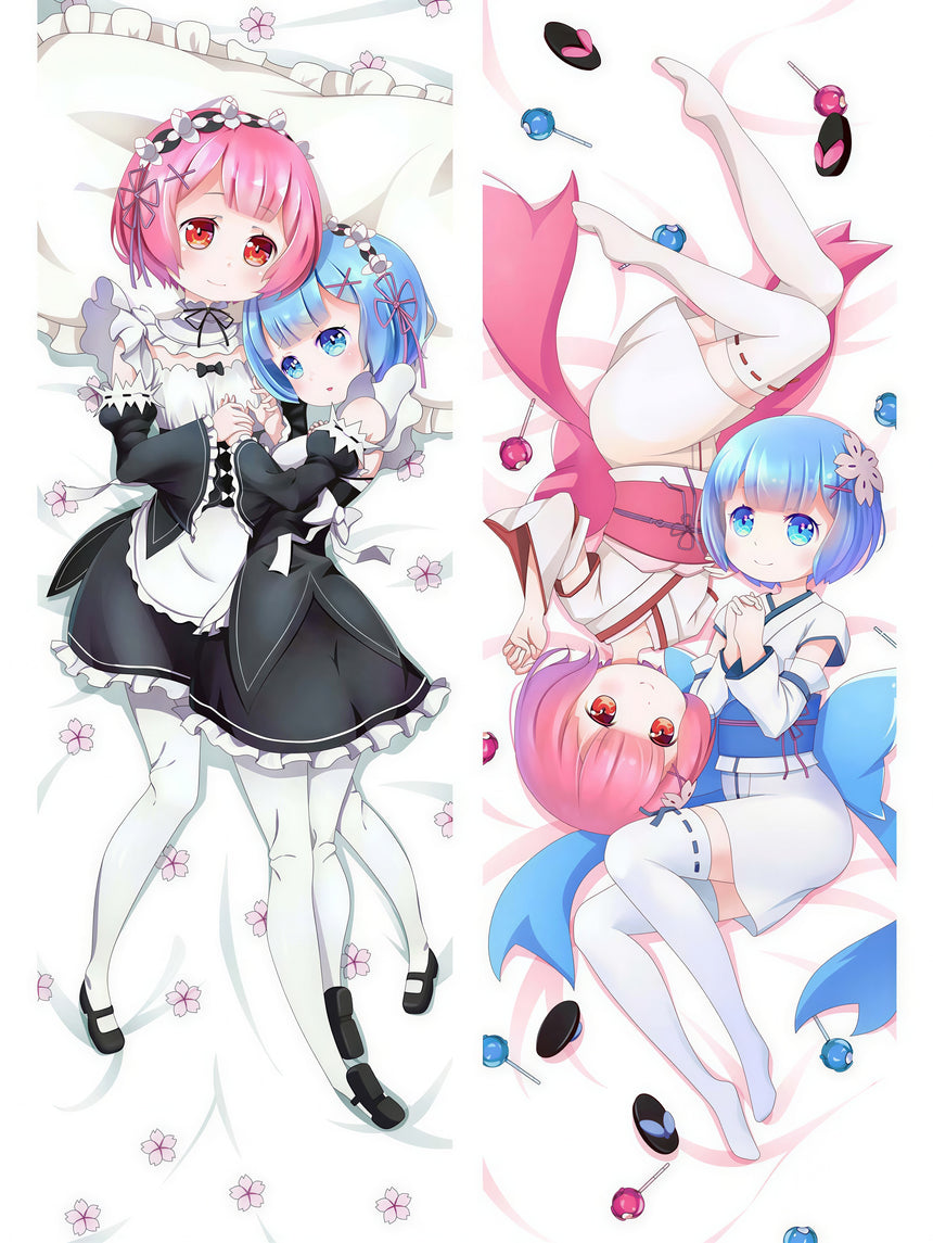 Dakimakura Rem e Ram Chibi 2