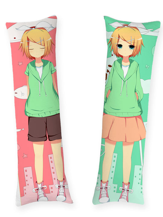 Dakimakura Rin Kagamine Felpa Verde