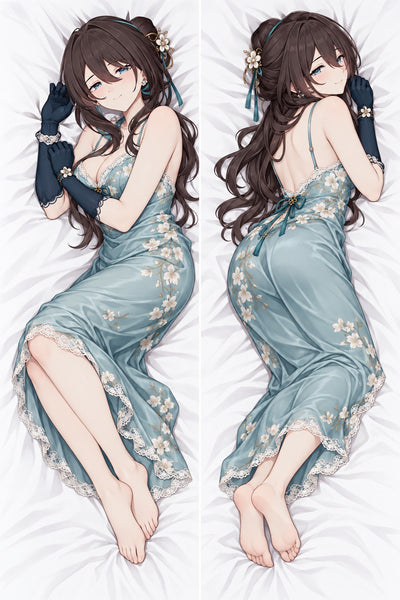Dakimakura Ruan Mei Camicia da Notte Verde Acqua