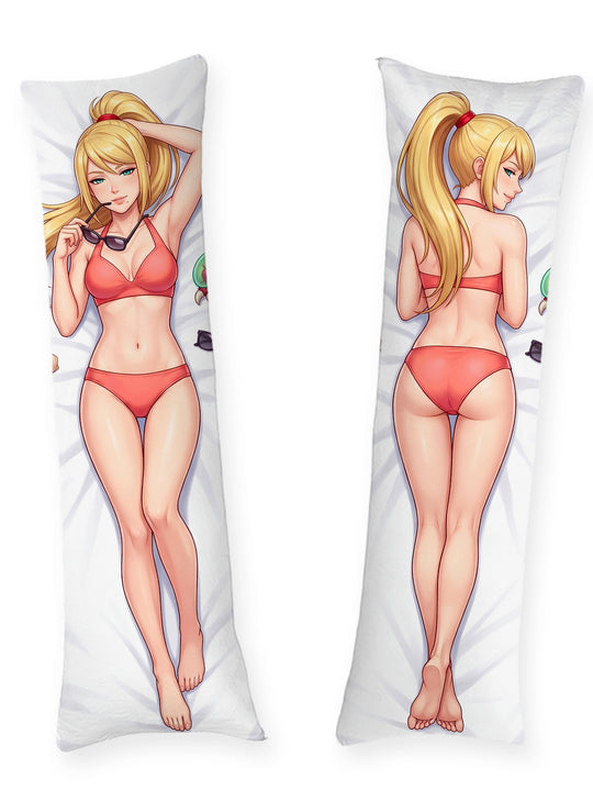 Dakimakura Samus Aran Bikini Corallo Pin Up