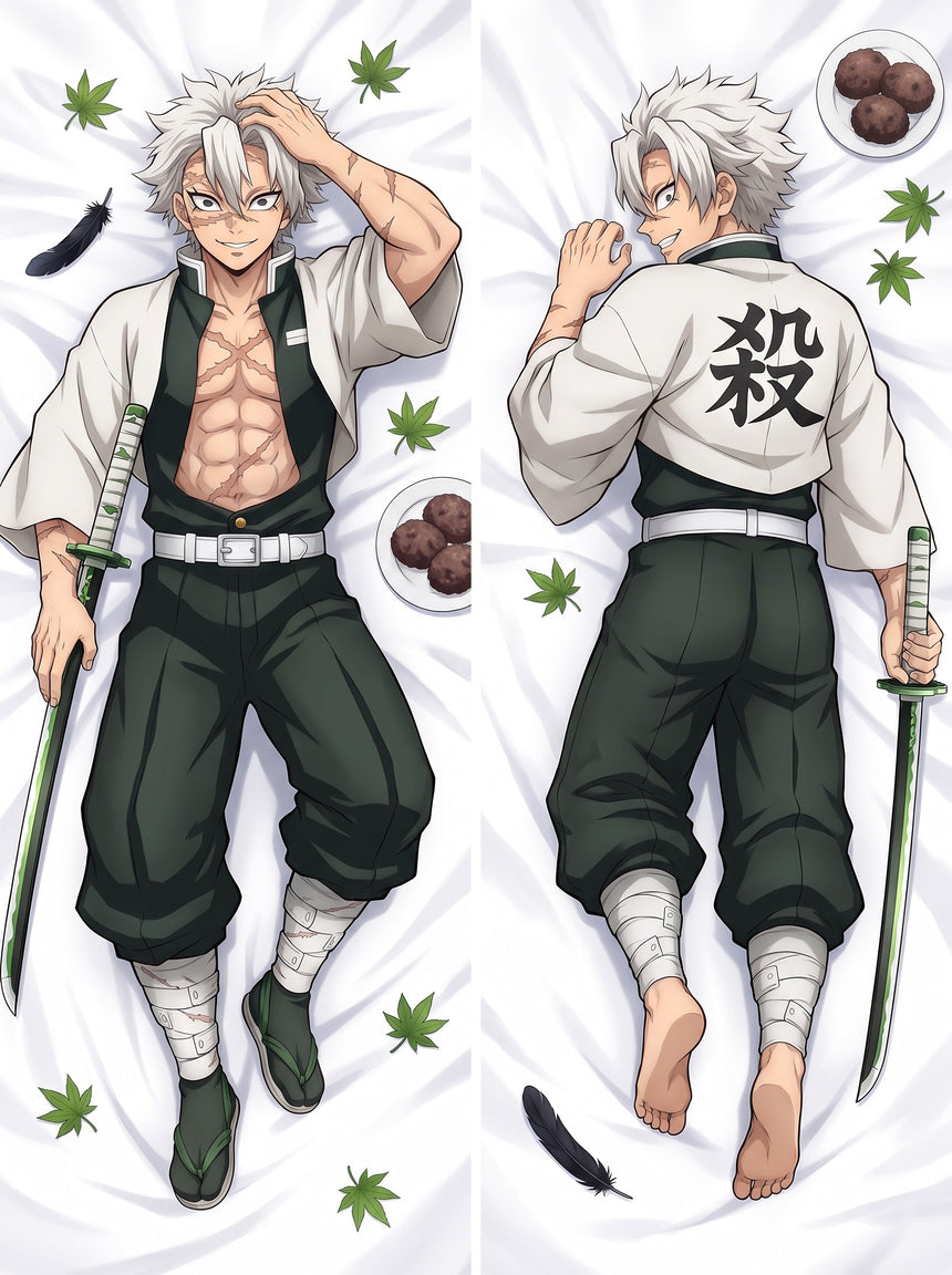 Dakimakura Sanemi Hashira del Vento Uniforme Aperta