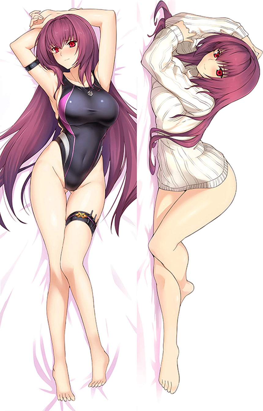 Dakimakura Scathach Costume da Bagno Nero