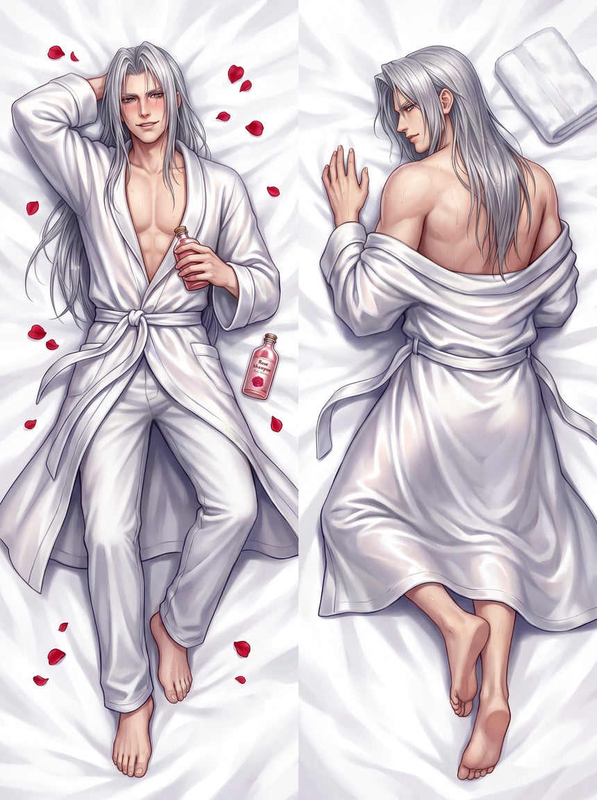 Dakimakura Sephiroth Accappatoio e Shampoo alla Rosa
