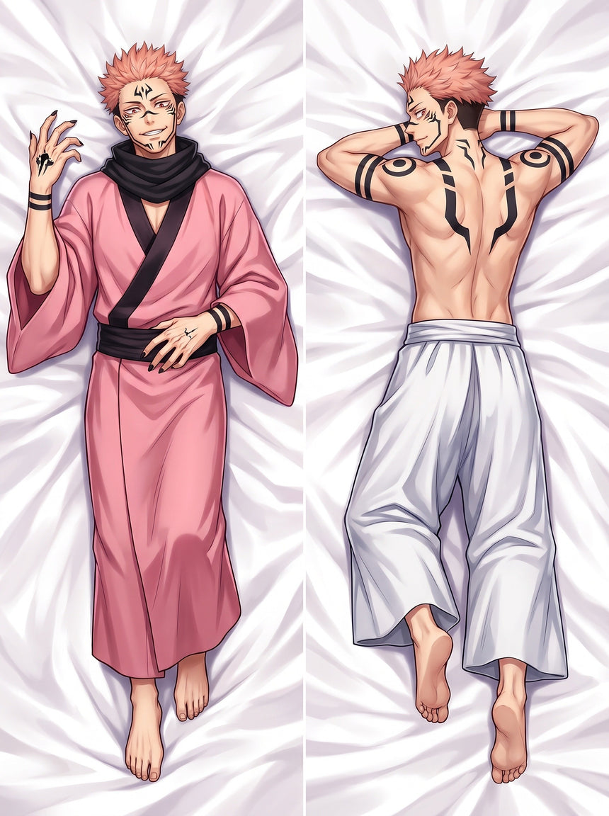 Dakimakura Sukuna Kimono Rosa