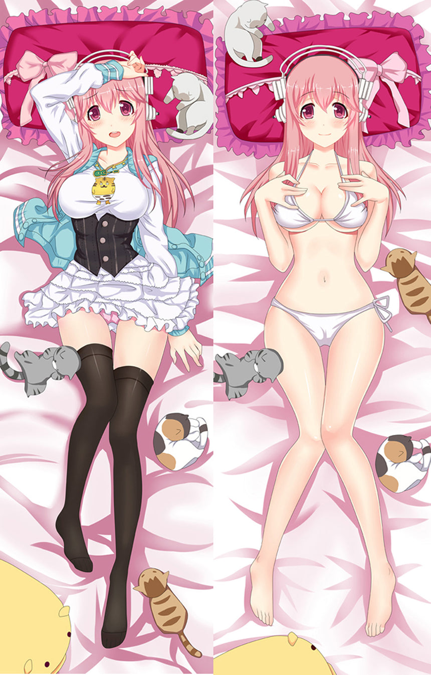 Dakimakura Super Sonico Gattini