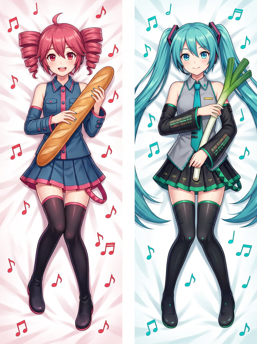 Dakimakura Kasane Teto e Hatsune Miku