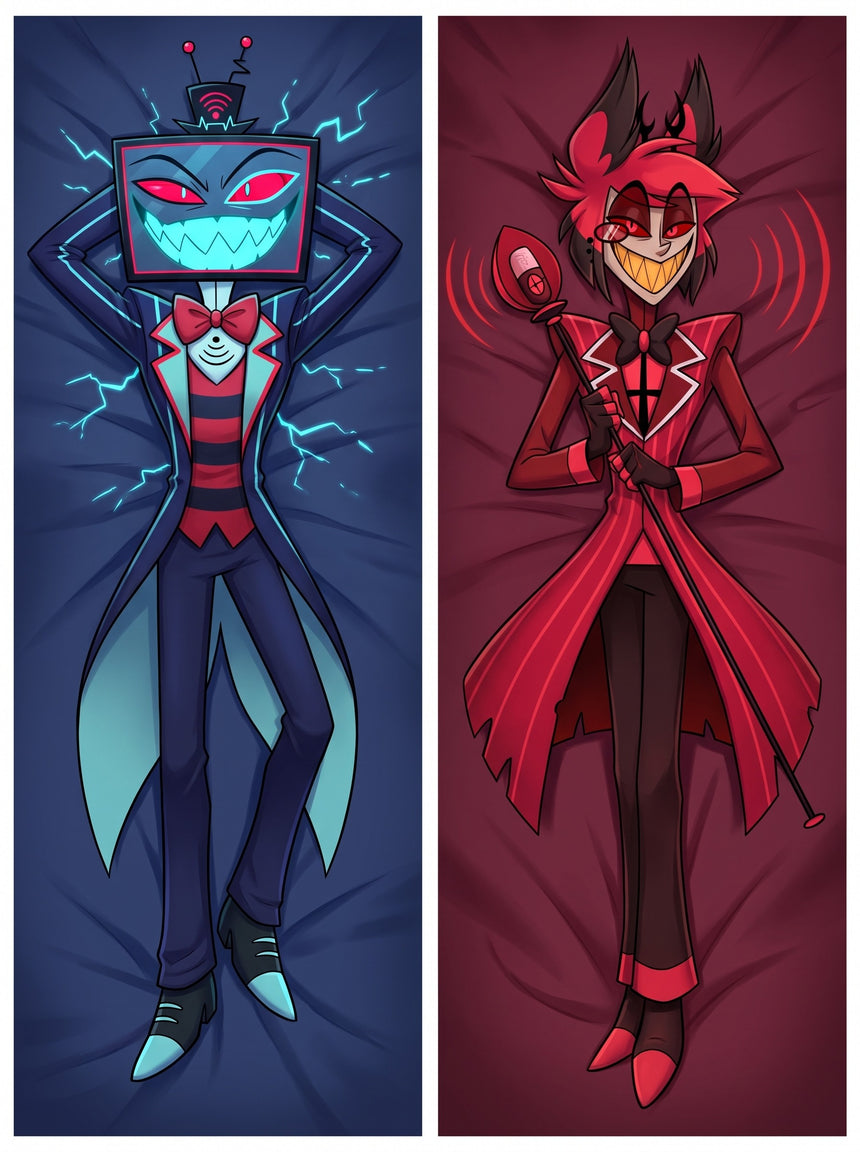 Dakimakura Vox e Alastor Rivali della Radio