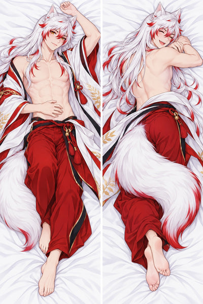 Dakimakura Youko Kimono Bianco Aperto
