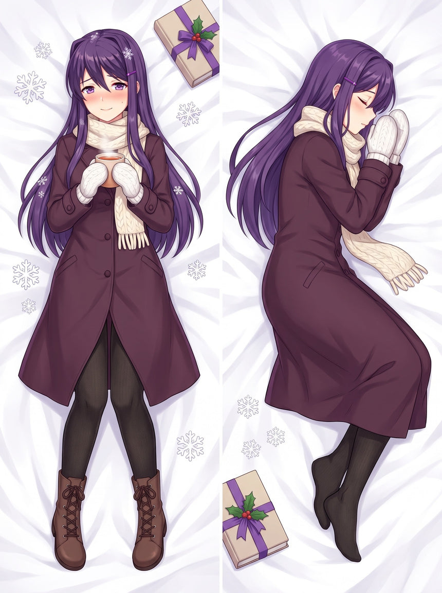Dakimakura Yuri DDLC Cappotto Invernale e Sciarpa