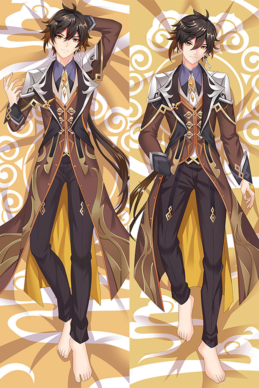 Dakimakura Zhongli Nuvole Dorate